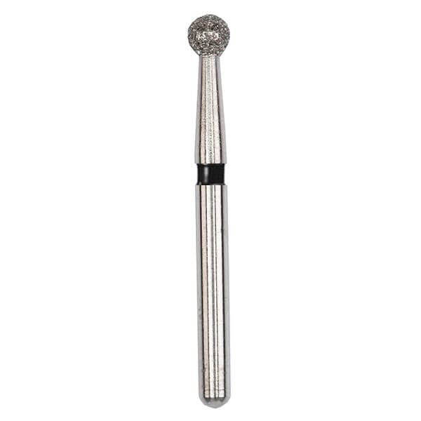 Alpen® Diamonds Super Coarse Round Diamond Bur, FG, #801-021, 5/Pack thumbnail 4