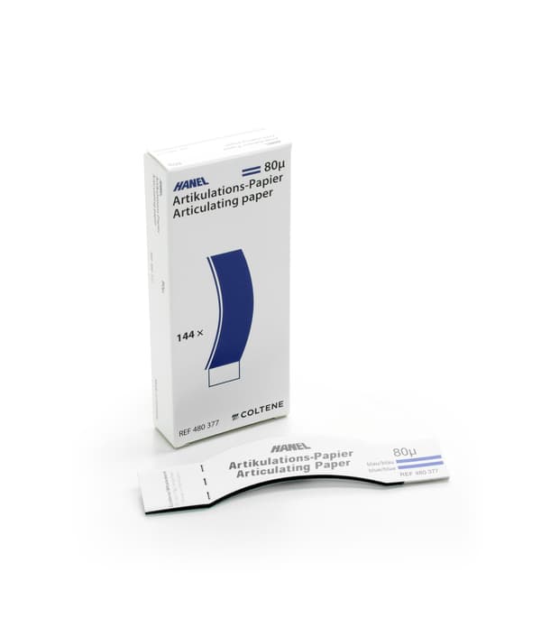Hanel Articulating Paper 80AAA C-Shaped Blue, 144 Strips/Box thumbnail 2