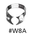 Hygenic Rubber Dam Clamp, #W8A, Wingless, Gloss Finish, Small, for Partially Erupted Molars, 1/Pk, H02766 thumbnail 14