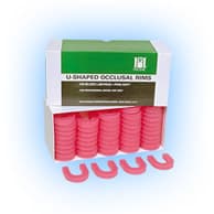 Coltene Hygenic U-Shaped Occlusal Rim Wax, Soft Pink, Recessed Base, 100/Box, H00822 thumbnail 16