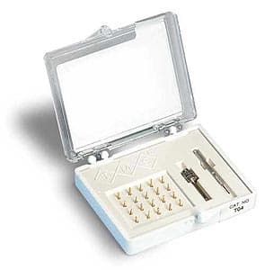 TMS Thread Mate System Regular 2-in-1 Complete Kit, Gold-Plated Stainless Steel, 0.027" (0.675 mm), 20 Pins with K96 Drill and Hand Wrench, T-07 thumbnail 10