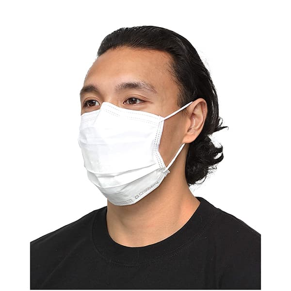 Cranberry S3+ Procedure Face Mask, ASTM Level 3, 3-Ply, Ear Loop, White, 50/Box, S3160W thumbnail 24