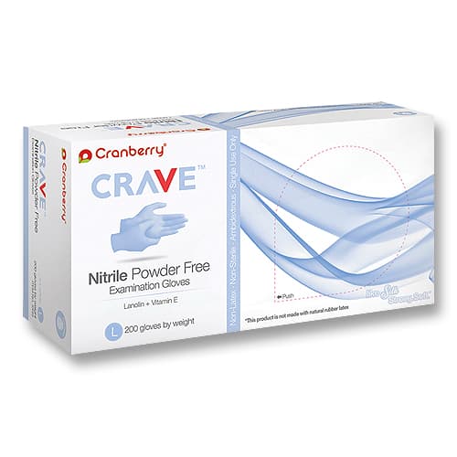 Crave Nitrile Examination Gloves, Powder-Free, Extra Small, 200/Box, 3555 thumbnail 5