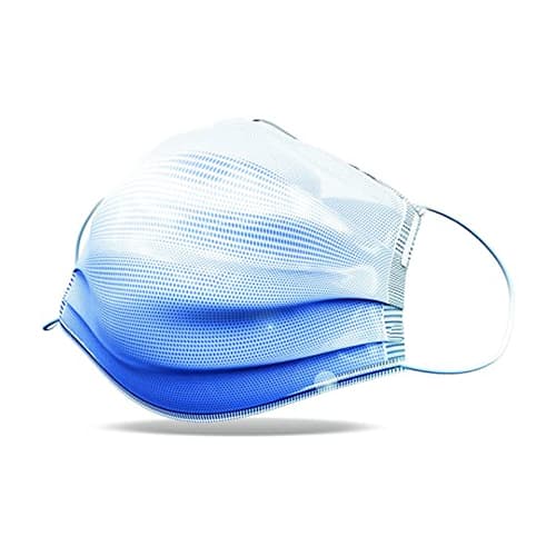 Cranberry Repel 4-Ply Anti-Fog Earloop Face Mask, ASTM Level 3, Sapphire, 50/Box, R2970SA thumbnail 21