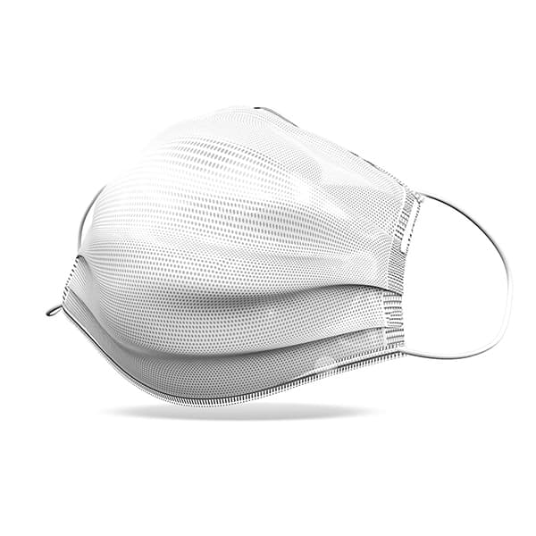 Cranberry Repel 4-Ply Earloop Procedure Face Mask, ASTM Level 3, Pearl Silver, 50/Box, R2960SI thumbnail 28