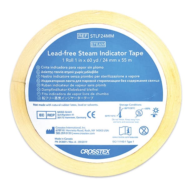 Crosstex Steam Indicator Tape, Lead-Free, 1" x 60 yd Roll, STLF24MM thumbnail 7