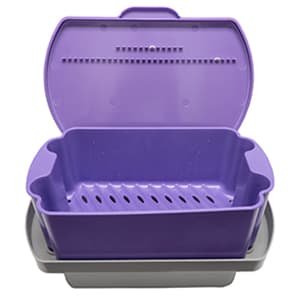 Crosstex Sani HLD Holder, 1 Gallon Capacity, Removable Perforated Basket, JHOLD thumbnail 6