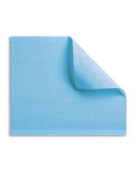 Crosstex Poly-Gard Patient Towels, 3-Ply Tissue/1-Ply Poly, Blue, 19" x 16", Horizontal Embossed, 500/Case thumbnail 8