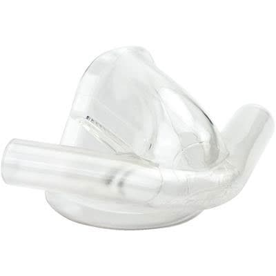 Axess Low Profile Nasal Mask, Large, Clear Unscented, Single-Use, 24/Box - Axess&trade; Low Profile Nasal Masks - Large Clear Unscented - Image 1