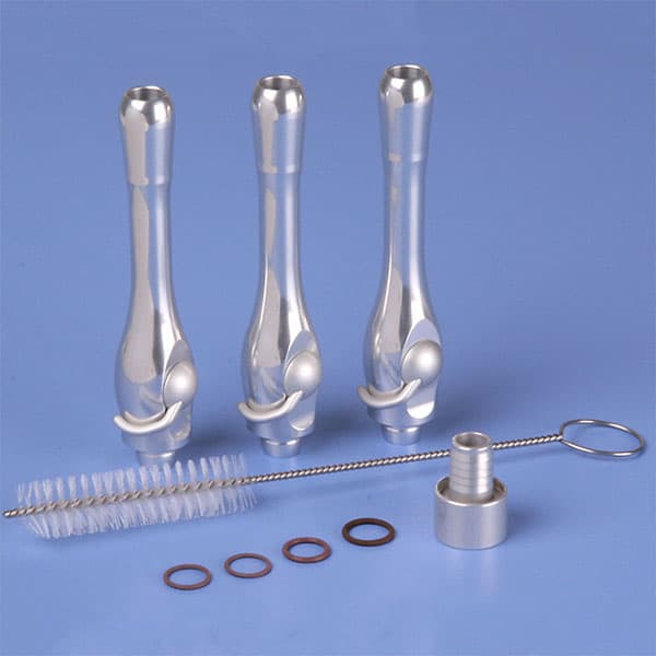 DCI International Premium Universal Extended HVE Valve Kit, One-Piece Solid Metal Lever & Spool Valve, 3 Valve Assemblies, 5191 thumbnail 2