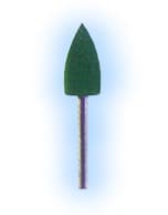 Dedeco Classic Midget Rubber Polisher, #15 Green, Coarse, FG 1/16" Shank, 12/Box, 4582 thumbnail 11