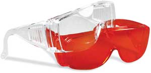 Keystone Econo UV Protective Safety Glasses, Orange, 36-00210 thumbnail 3
