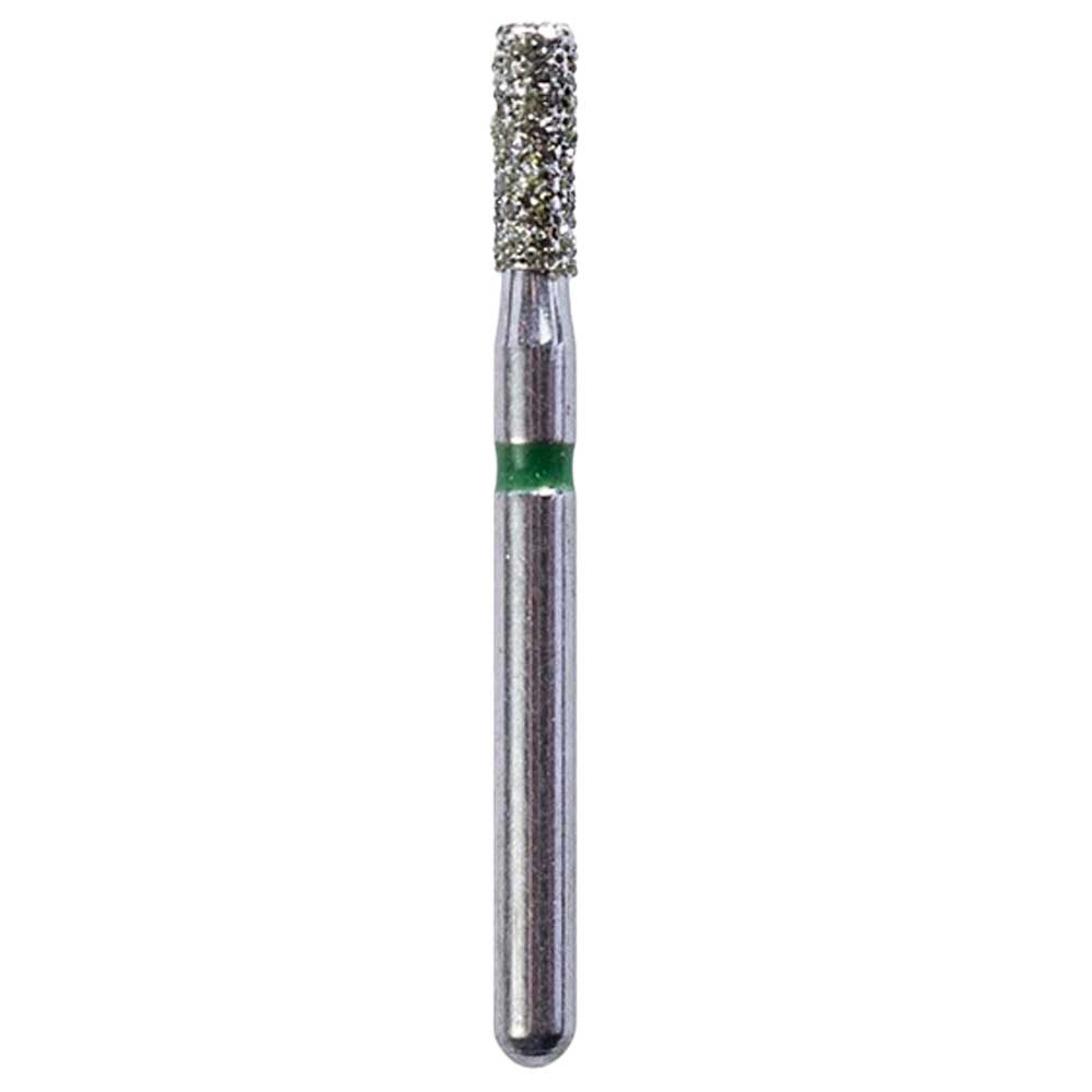 Defend FG #835.014 Coarse Flat End Cylinder Diamond Bur, 5/Pk - Defend FG #835.014 Coarse Flat End Cylinder Diamond Bur, 5/Pk - Image 1