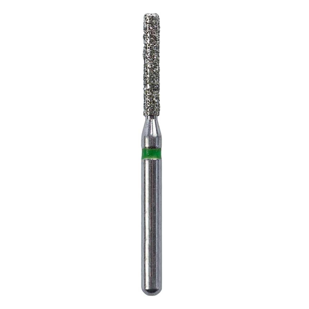 Defend FG #837.012 Coarse Flat End Cylinder Diamond Bur, 1.2mm, 5/Pk thumbnail 3