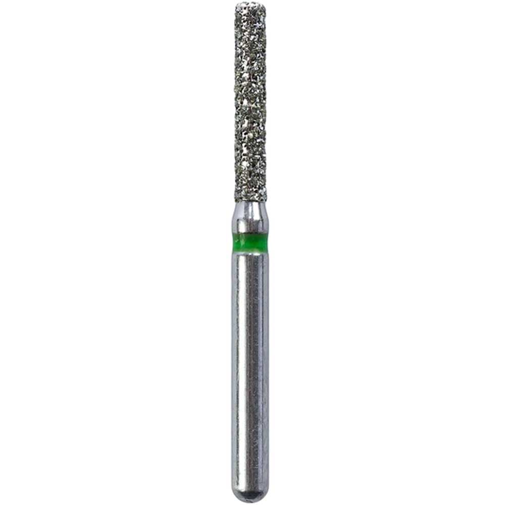 Defend FG #837.014 Coarse Flat End Cylinder Diamond Bur, 5/Pk thumbnail 2