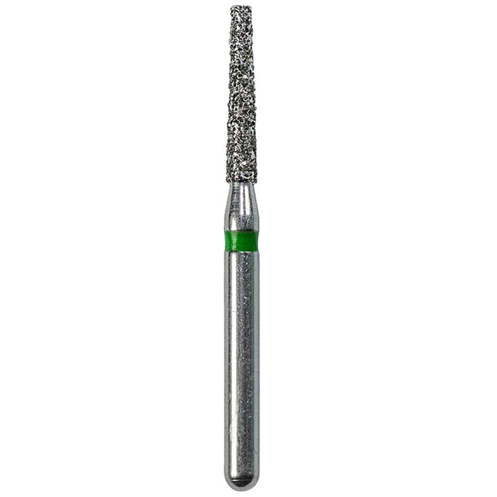 Defend FG #847.014 Coarse Flat End Taper Diamond Bur, 5/Pk - Defend FG #847.014 Coarse Flat End Taper Diamond Bur, 5/Pk - Image 1