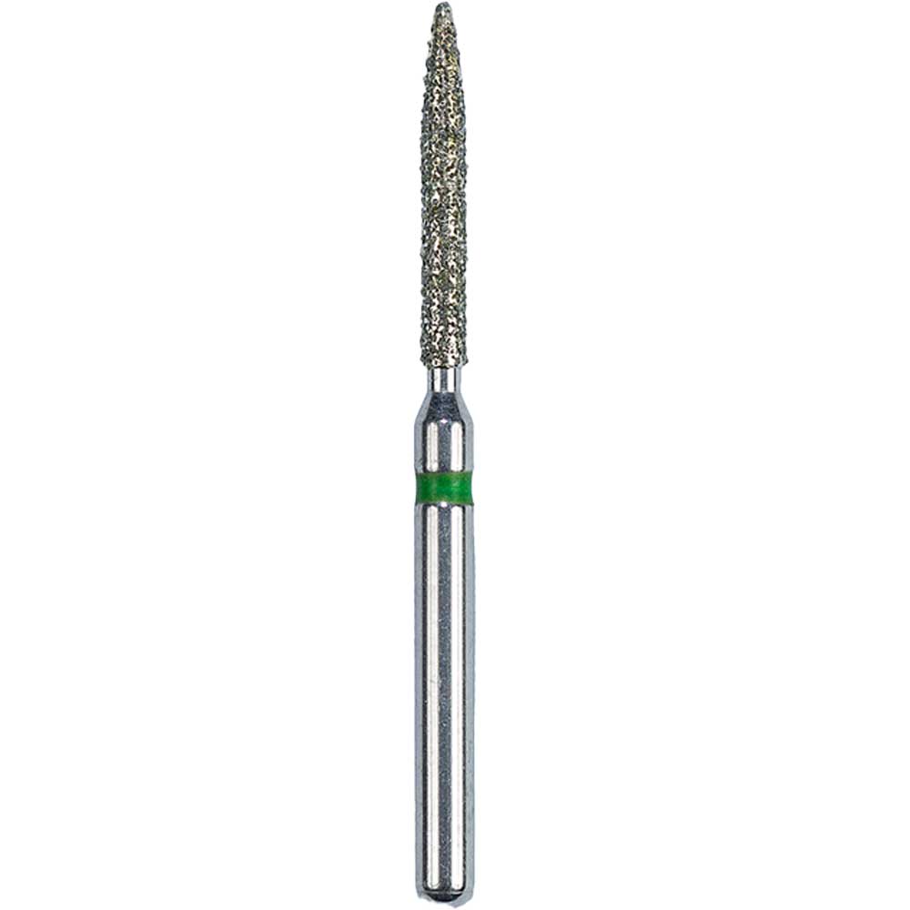 Defend FG #863.012 Coarse Flame Shaped Diamond Bur, 5/Pk - Defend FG #863.012 Coarse Flame Shaped Diamond Bur, 5/Pk - Image 1