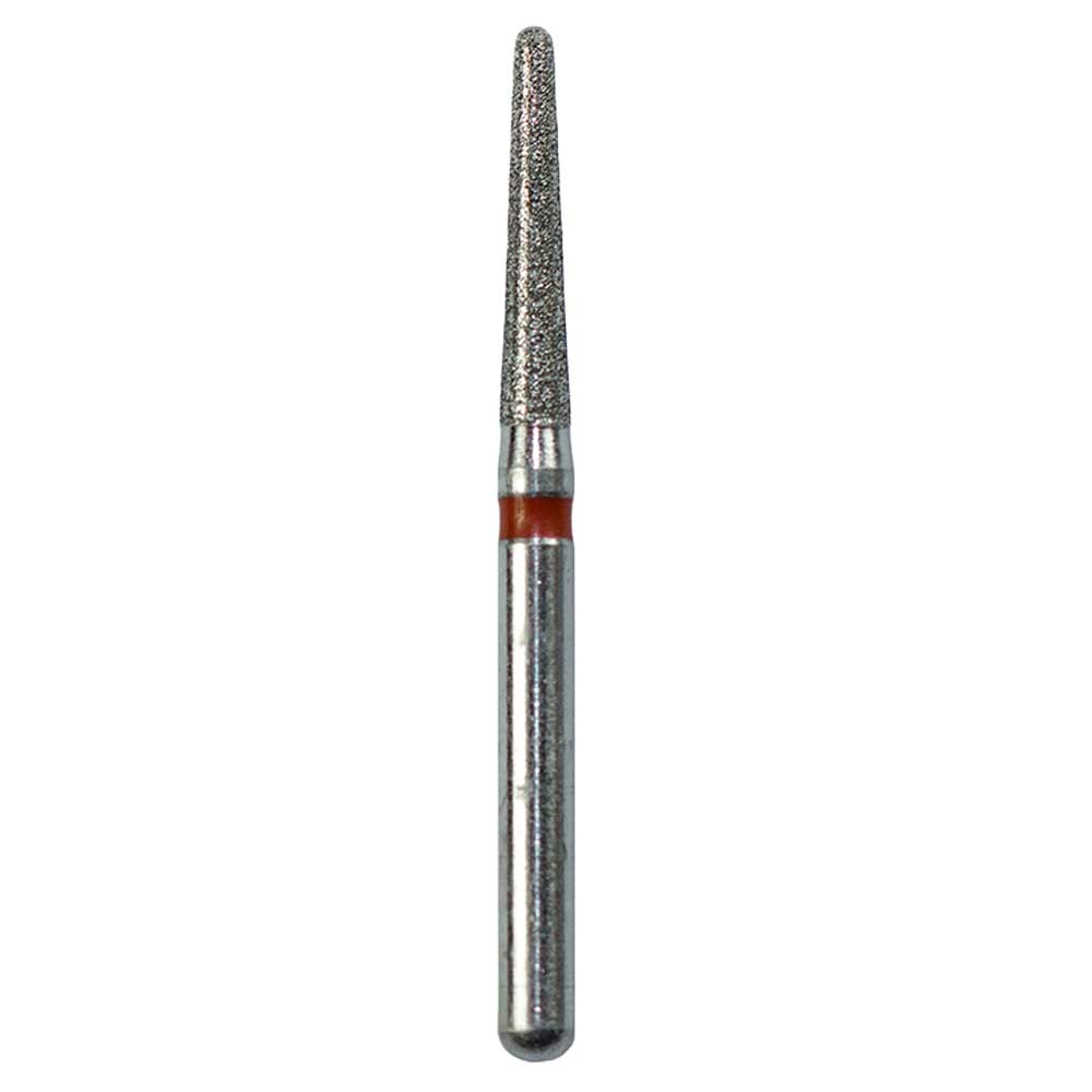 Mydent (Defend) Diamonds Round End Taper FG Bur, Fine Grit, #856-016F, 1.6mm, 5/Pk thumbnail 2
