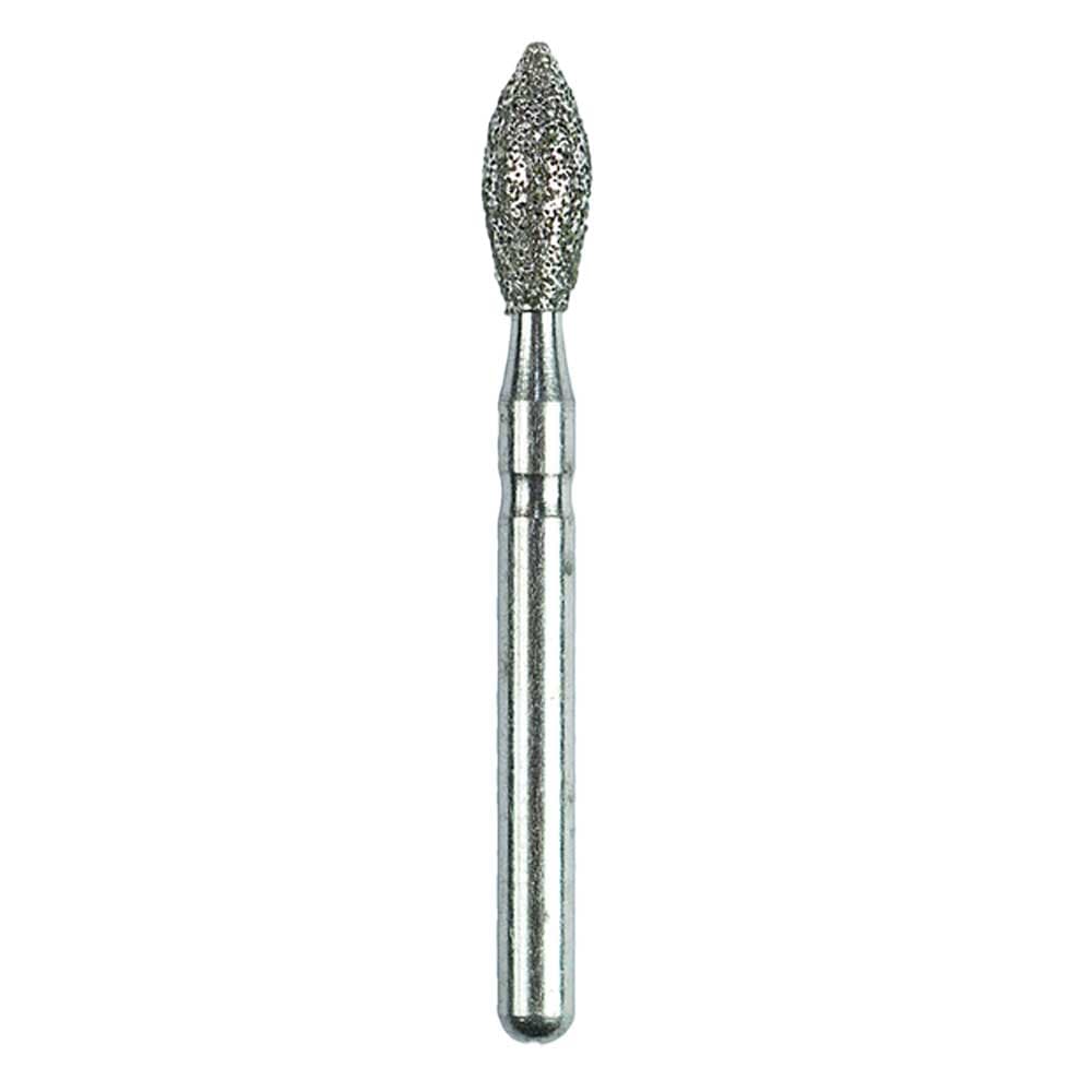 Defend FG #368.023 Medium Grit Football Shaped Diamond Bur, 2.3mm, 5/Pk thumbnail 2