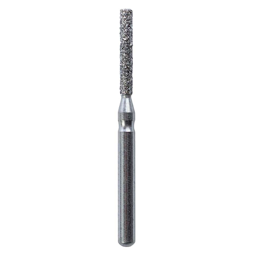 Mydent (Defend) Diamonds Flat End Cylinder FG Bur, Medium Grit, 1.2mm, 837-012M, 5/Pk thumbnail 2