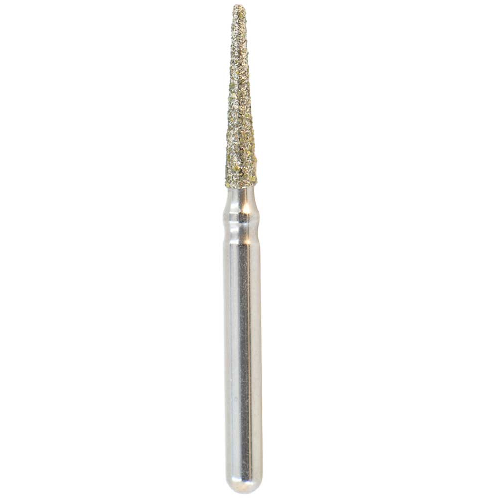 Defend FG #858.016 Medium Needle Shaped Diamond Bur, 5/Pk - Defend FG #858.016 Medium Needle Shaped Diamond Bur, 5/Pk - Image 1