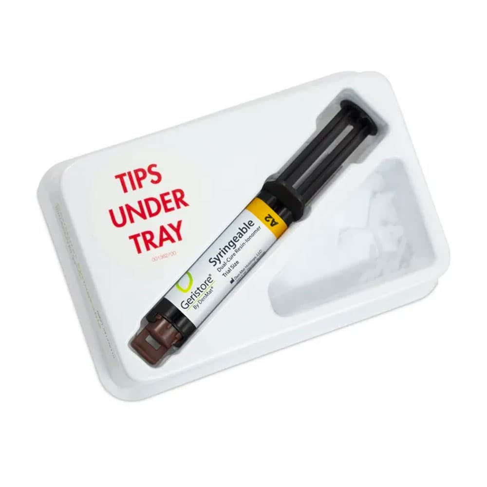 Geristore Dual-Cure Resin-Modified Glass Ionomer Syringe Intro Kit, Shade A2, 5 g, 031476110 thumbnail 18