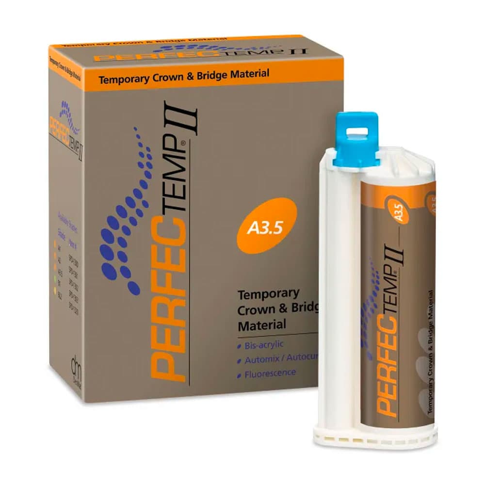 PERFECTemp II Temporary Crown & Bridge Material, Bis-Acrylic, Self-Cure, Shade A3.5, 50 mL Cartridge Refill, SPD1302 thumbnail 14
