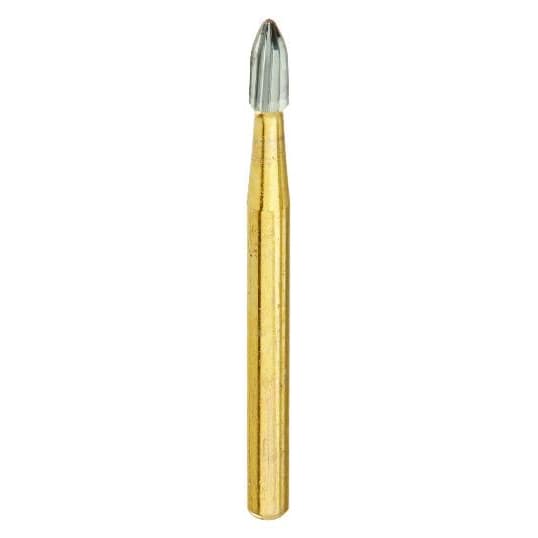 DentalRee FG #7404 12-Blade Egg Shaped Trimming and Finishing Carbide Burs, 5/Pk - DentalRee FG #7404 12-Blade Egg Shaped Trimming and Finishing Burs, 5/pk - Image 1