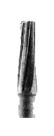 Midwest Operative Carbide Bur #171-L, FG, 6 Flutes, Tapered Fissure, Flat End, 1.2 mm Diameter, 4.9 mm Length, 10/Pkg, 389247 thumbnail 8