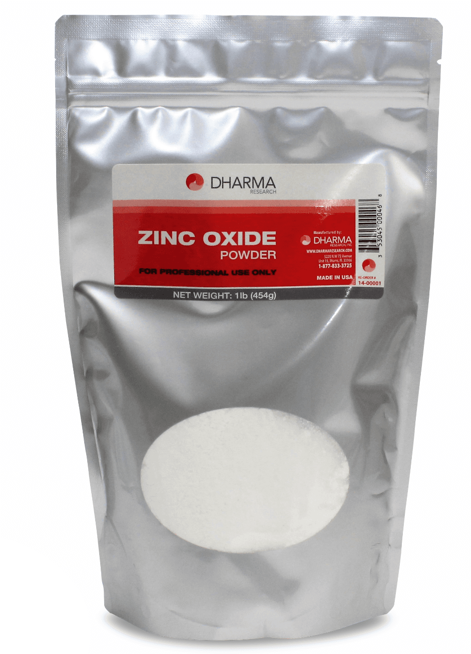 Dharma Research Zinc Oxide Powder, 1 lb (454 g) - Dharma Zinc Oxide Powder, 1 Lb - Image 1