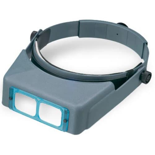 OptiVISOR Headband Magnifier, 1.5X Binocular Lenses, 20" Focal Length, Genuine Leather Comfort Band, DA-#2 thumbnail 10