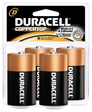 Duracell Alkaline D Cell Batteries, 48 per Case (UPC# 03361) - DURACELL Battery, Alkaline, Size D, 48 per case (UPC# 03361) - Image 1
