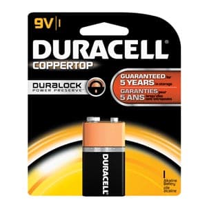 Duracell Alkaline 9V Battery, 48 per Case (UPC# 09361) - DURACELL Battery, Alkaline, Size 9V, 48 per case (UPC# 09361) - Image 1