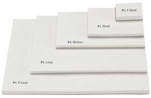 Dux Dental Non-Slip Mixing Pads, #2 Medium, 3-1/4" x 5-1/8", 4/Pk, 31094 thumbnail 2