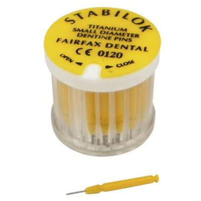 Stabilok Standard Kit, Titanium, Yellow, .021", 20 Pins with 1 Drill thumbnail 2