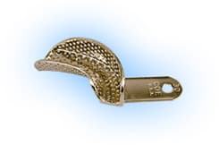 GC America COE #S30 Stainless Steel Perforated Partial Impression Tray, Upper Left/Lower Right, 1 Each (264301) thumbnail 11