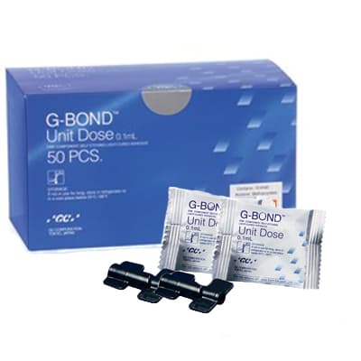 GC G-BOND Single Component Self-Etch Adhesive, Unit Dose Starter Kit, 50 x 0.1 ml Doses with Applicators, 002302 thumbnail 22