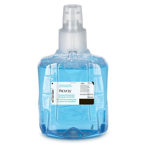 Provon Proven Foaming Antimicrobial Handwash with PCMX, Floral Scent, Light Blue, 1200mL Refill, Case of 2 - Provon Proven Foaming Antimicrobial Handwash with PCMX, Case of 2 - 1200mL - Image 1