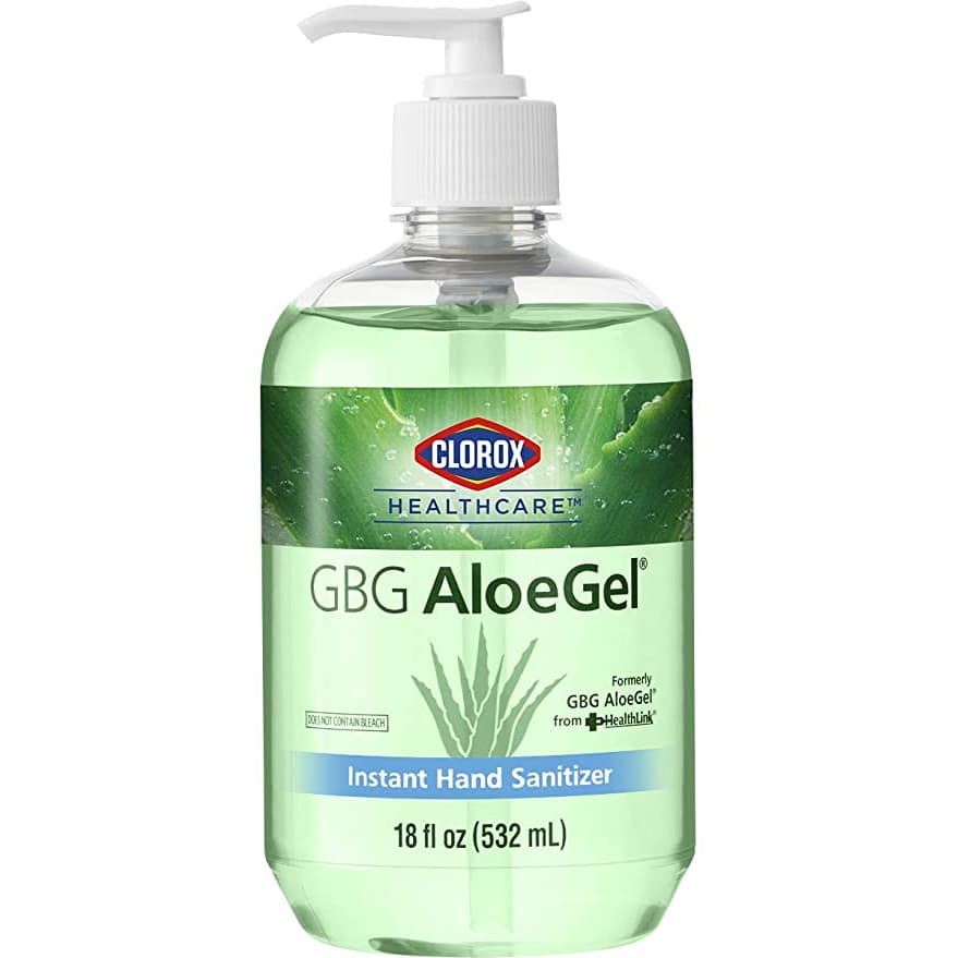 Clorox Healthcare AloeGel Instant Hand Sanitizer, 18 oz Pump Bottle, 32375 thumbnail 4