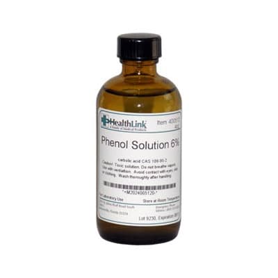 Healthlink Phenol Reagent 6%, 4 oz Bottle - Healthlink Phenol Reagent 6%, 4 oz bottle - Image 1