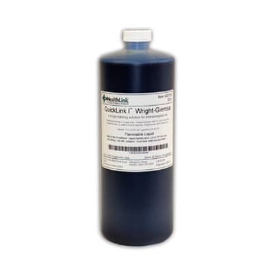 Healthlink Quicklink I Wright-Giemsa Stain, 32 oz Bottle - Quicklink I, Stain Wright Giemsa 32oz Ea - Image 1
