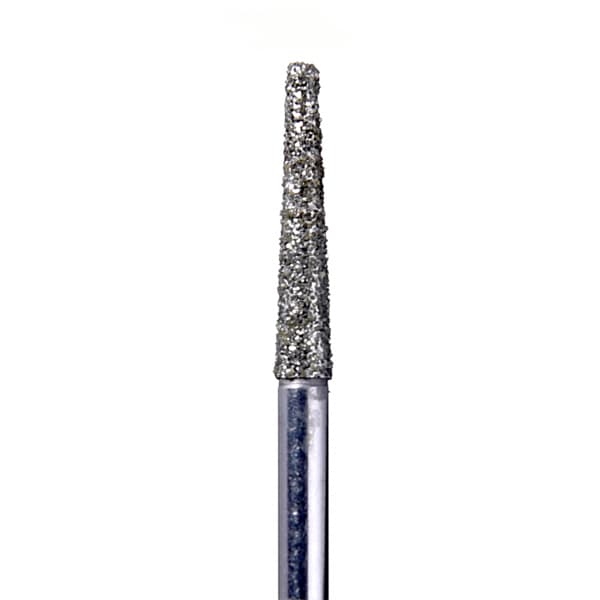 House Brand FG 848.018SC Flat End Taper Diamond Bur, Super Coarse Grit, 10/Pk - House Brand FG 848.018SC Flat End Taper, Super Coarse Grit Diamond Burs, 10/Pk - Image 1
