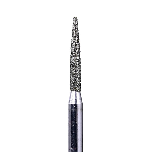 House Brand FG 862.012M Flame Shaped, Medium Grit Diamond Burs, 10/Pk - House Brand FG 862.012M Flame Shaped, Medium Grit Diamond Burs, 10/Pk - Image 1