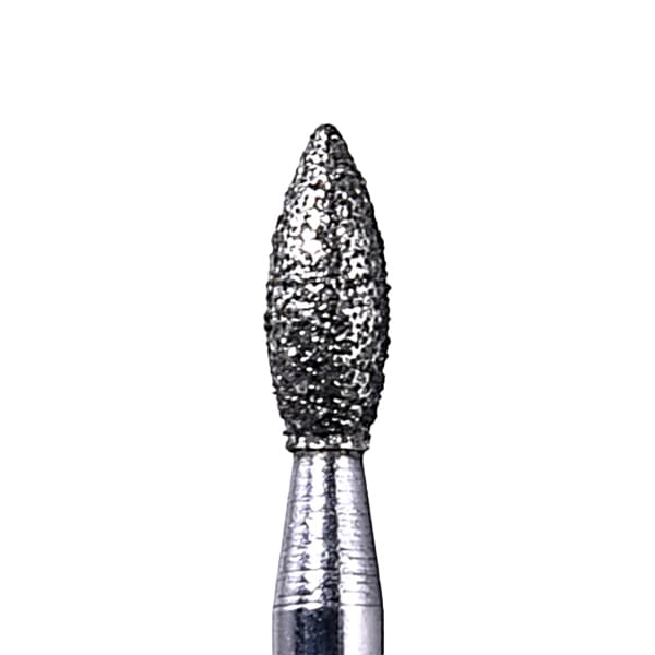 House Brand FG 368.018M Football Shaped Medium Grit Diamond Burs, 10/Pk - House Brand FG 368.018M Football Shaped, Medium Grit Diamond Burs, 10/Pk - Image 1