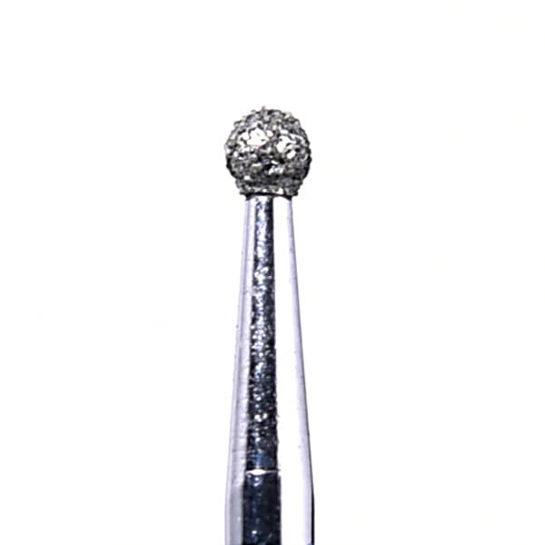 House Brand FG 801.016M Round, Medium Grit Diamond Burs, 10/Pk - House Brand FG 801.016M Round, Medium Grit Diamond Burs, 10/Pk - Image 1