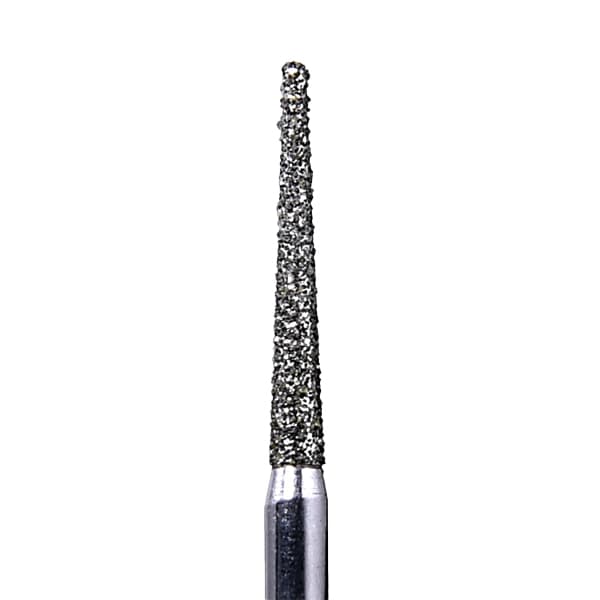 House Brand FG 850.014M Round End Taper, Medium Grit Diamond Burs, 10/Pk - House Brand FG 850.014M Round End Taper, Medium Grit Diamond Burs, 10/Pk - Image 1