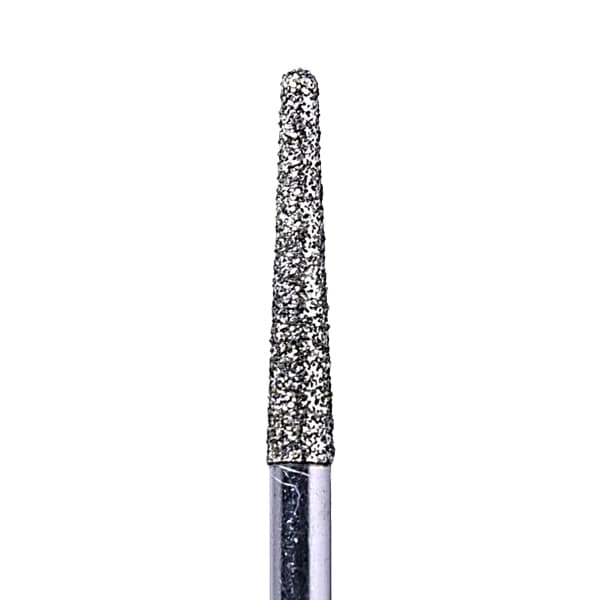House Brand FG 850.018M Round End Taper, Medium Grit Diamond Burs, 10/Pk - House Brand FG 850.018M Round End Taper, Medium Grit Diamond Burs, 10/Pk - Image 1