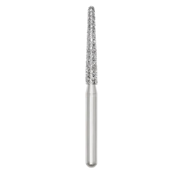 House Brand FG 850.018 Coarse Round End Taper Diamond Bur, Pack of 20 - House Brand FG 850.018 Coarse Round End Taper Diamond Bur, Pack of 20 - Image 1