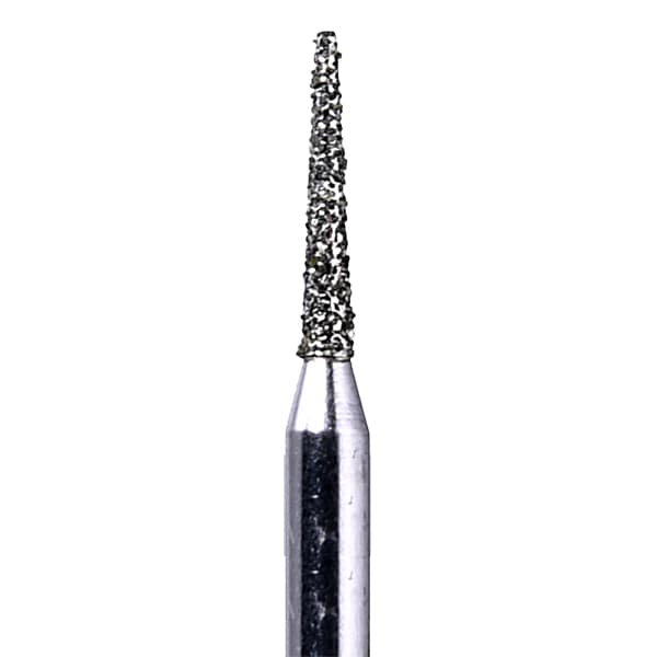 House Brand FG 852.010C Round End Taper, Coarse Grit Diamond Burs, 10/Pk - House Brand FG 852.010C Round End Taper, Coarse Grit Diamond Burs, 10/Pk - Image 1