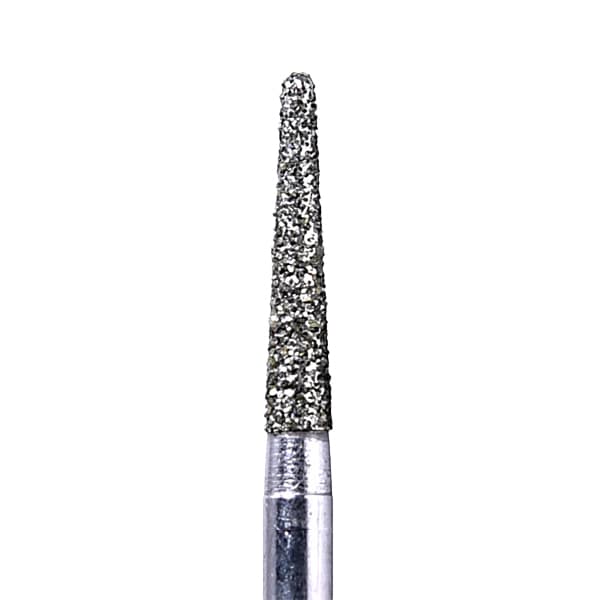 House Brand FG 856.016M Round End Taper, Medium Grit Diamond Burs, 10/Pk - House Brand FG 856.016M Round End Taper, Medium Grit Diamond Burs, 10/Pk - Image 1
